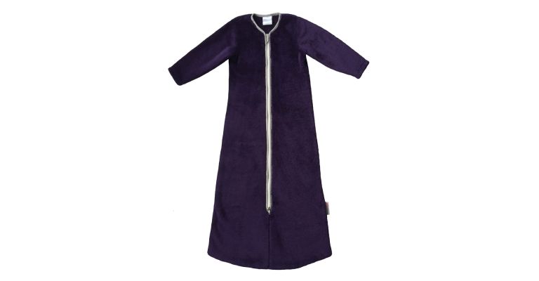 Smallvips VipSleeper Herfst/Winter Slaapzak Teddyfleece aubergine