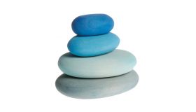 Grimm's kiezelstenen blauw grijs - 10057