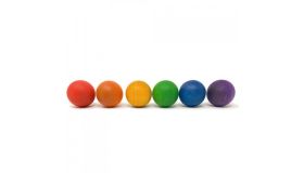 Grapat Houten Speelgoed 6 x Ballen (6 kleuren)