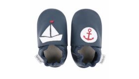 Bobux Babyslofjes Navy Nautical - Small