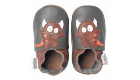 Bobux babyslofjes monstertje khaki 