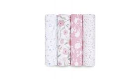 Aden + Anais classic swaddle Organic 4 pack Mon Fleur