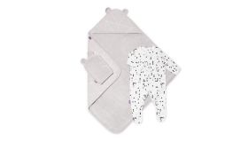Snuz Baby Bath & Bed Set  - Geo Mono