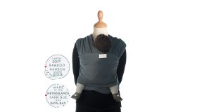 Babylonia draagdoek Tricot-slen bamboo Smokey Grey