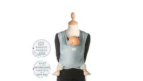 Babylonia draagdoek Tricot-slen bamboo Blue Fog