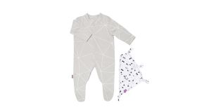 Snuz Baby Sleepsuit & Comforter Gift Set - Geo Mono