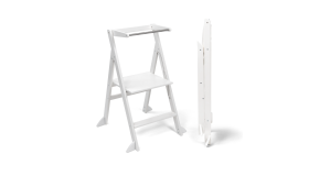 Ette Tete STEP’n’FOLD met extra support– Opvouwbare leertoren - Wit