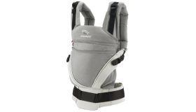 Manduca Baby Draagzak XT Cotton grey-white  - ergonomisch vanaf geboorte - zijkant