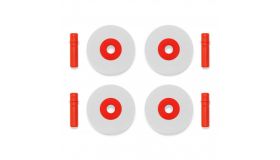 Modu Foam wielen Rood