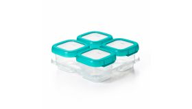 Oxo Vierdelige set diepvriesdoosjes (4x120 ml) Teal