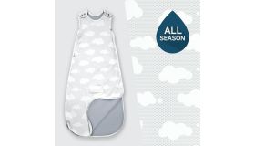 SuperLove Merino Baby Sleeping Bag  - All Season - Silver Linings 0-24 mnd