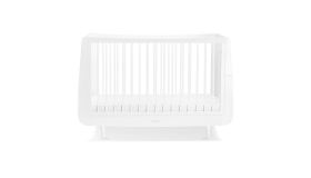 snuzkot skandi white voorkant matras laag stand alone