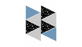 Snuz Muur Stickers - Blue Geometric Triangles (32pc)