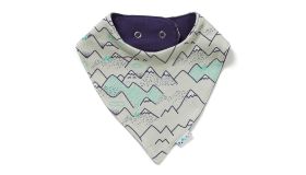 SuperLove Merino Bandana Bib -  Mountain tops
