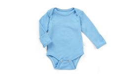 Superlove Merino baby rompertje blauw