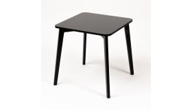 Ette Tete Tulla Table- Zwart- Kindertafel lange poten (49.5 cm)