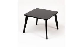 Ette Tete Tulla Table- Black- Kindertafel korte poten (36.5 cm)