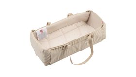 Voksi Carry Me Seashell Sand Leaf draagbare reiswieg