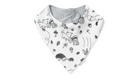 SuperLove Merino Bandana Bib -  Enchanted Forrest
