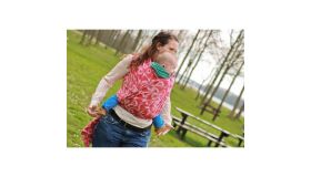 Yaro Draagdoek La Fleur Fuchsia Flame -maat 6 