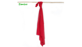 Smallvips Deken Bamboo Rood 90x90