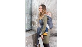 Pure Baby Love Draagdoek luxury light/dark grey 