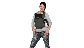 ByKay Click Carrier Reversible Black / Steel Grey baby
