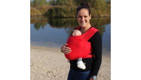 Smallvips Draagdoek Bamboo Rood